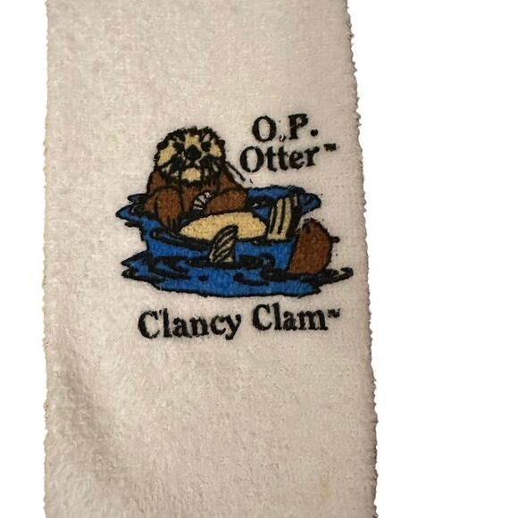 Golf Towels ~ set of 3 ~ O.P. Otter Clancy Clam, Virgil Pelican, Vassar College - Picture 2 of 10